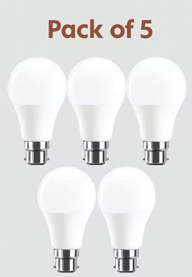 LED Bulb 10 Watt (Pack of 5)