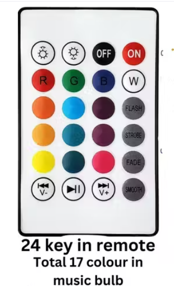 Music LED Bulb – Bluetooth Speaker Color Changing Smart Bulb