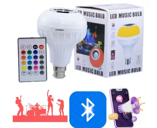 Music LED Bulb – Bluetooth Speaker Color Changing Smart Bulb