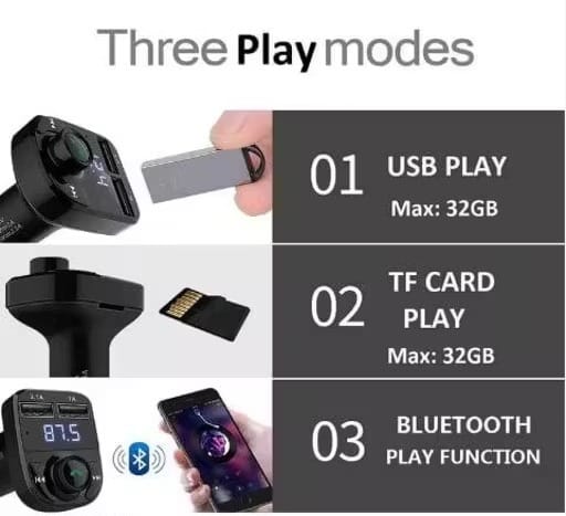 Nivraplus FieryFrost X8 Car Charger FM Transmitter